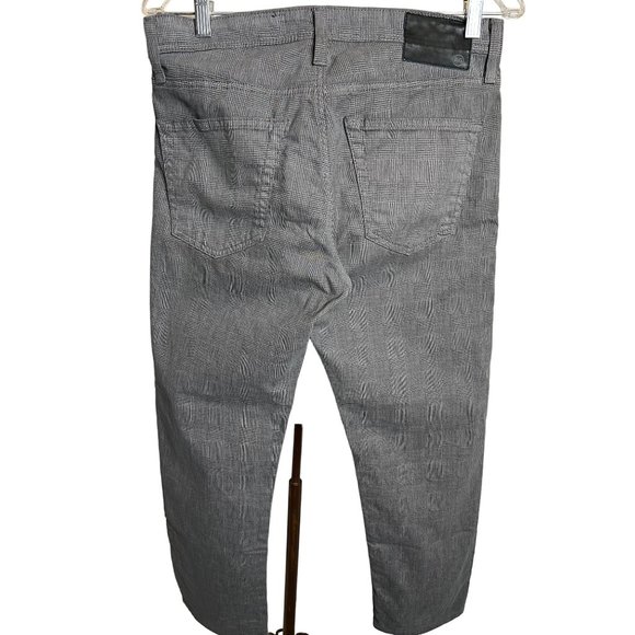 Adriano Goldschmied The Tellis Modern slim men’s gray plaid pants 30 X 34 inseam - Picture 4 of 12